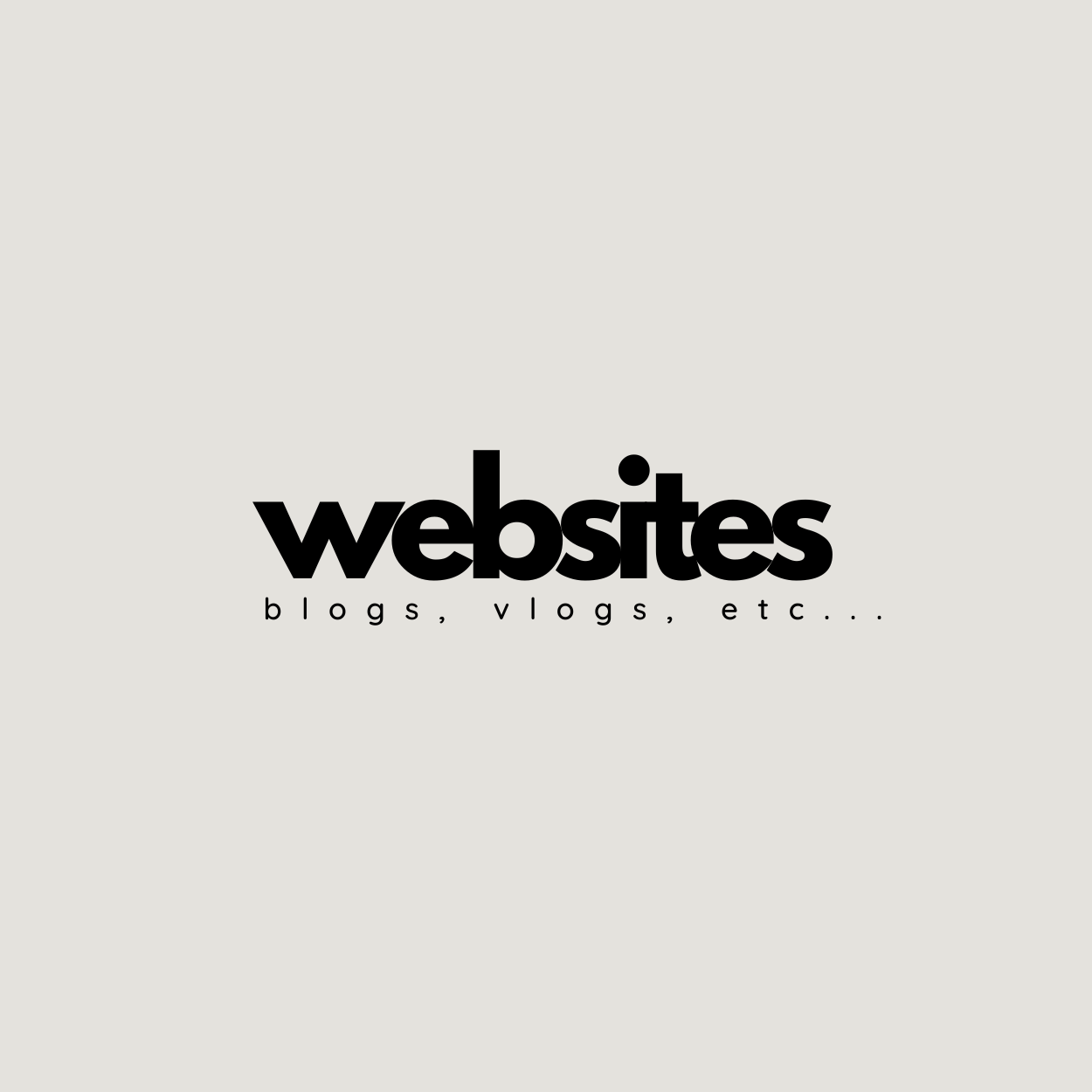 Websites +