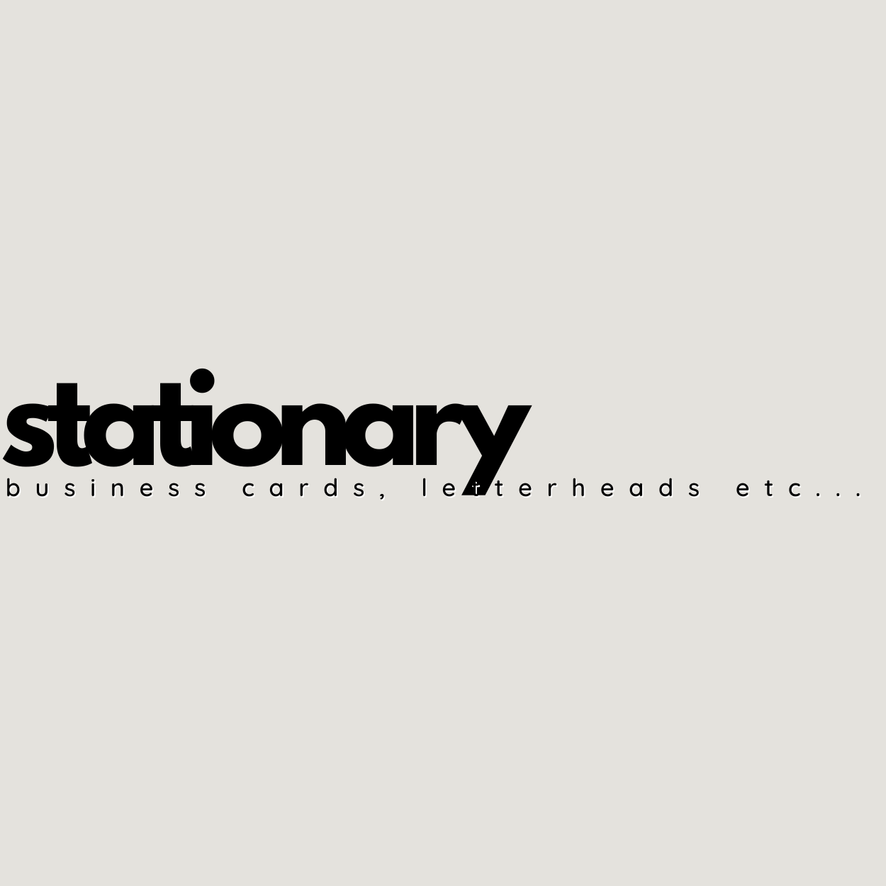 Stationary